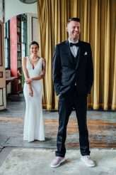 Vintage Sentimental New York Long Island Metropolitan Wedding Tattooed Bride 11