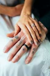 Vintage Sentimental New York Long Island Metropolitan Wedding Tattooed Bride 20