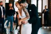 Vintage Sentimental New York Long Island Metropolitan Wedding Tattooed Bride 24
