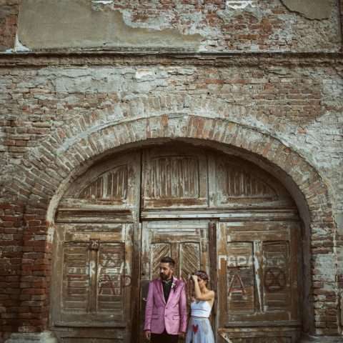 Disco Noir Rock n Roll Urban Serbian Wedding 1