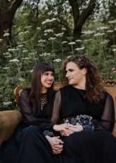 Gothic Handfasting Vow Renewal in the Woods (11)