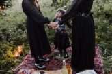 Gothic Handfasting Vow Renewal in the Woods (34)