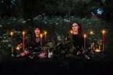Gothic Handfasting Vow Renewal in the Woods (45)