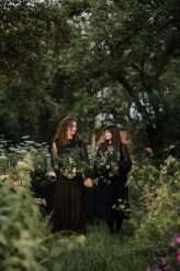 Gothic Handfasting Vow Renewal in the Woods (7)