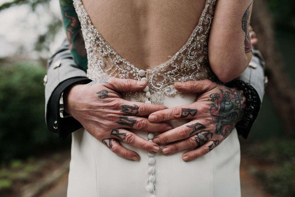 Til Death Do Us Part: Skull Themed Tattoo Artists’ Wedding · Rock n