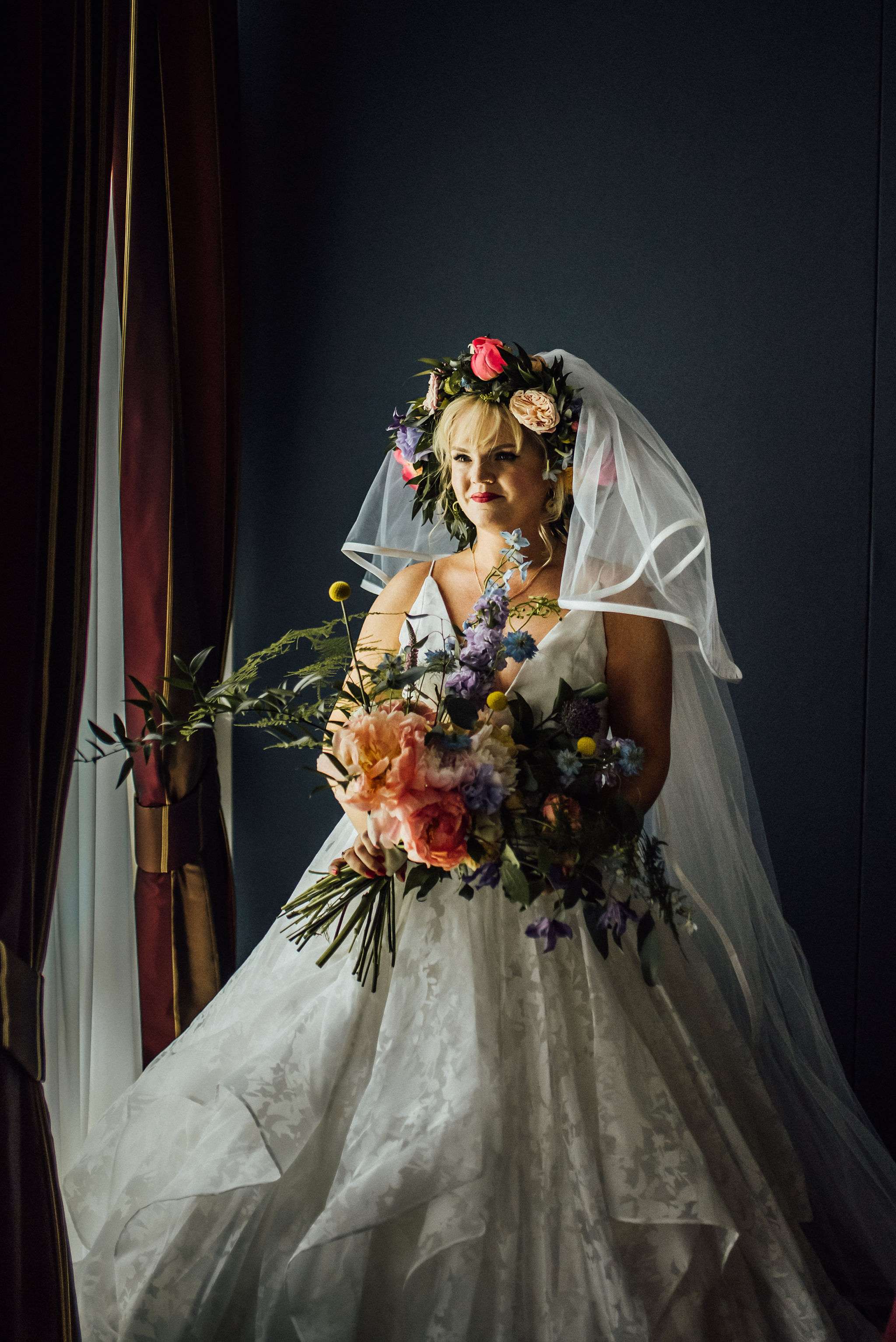 Vintage Inspired Short Bridal Veil from Apollo Box