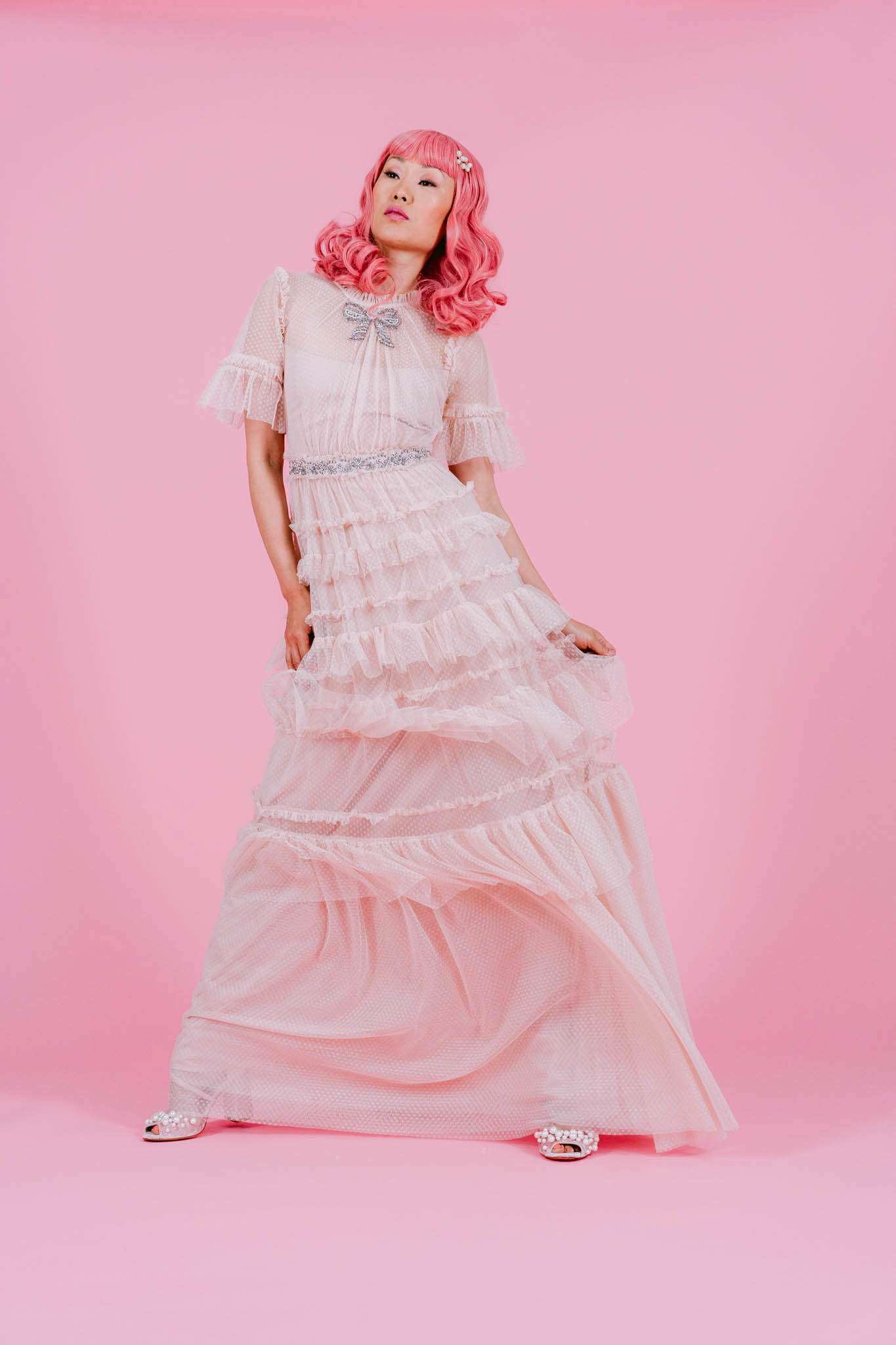 Pink Power: A Pink on Pink on Pink Editorial for Rock n Roll Bride ...