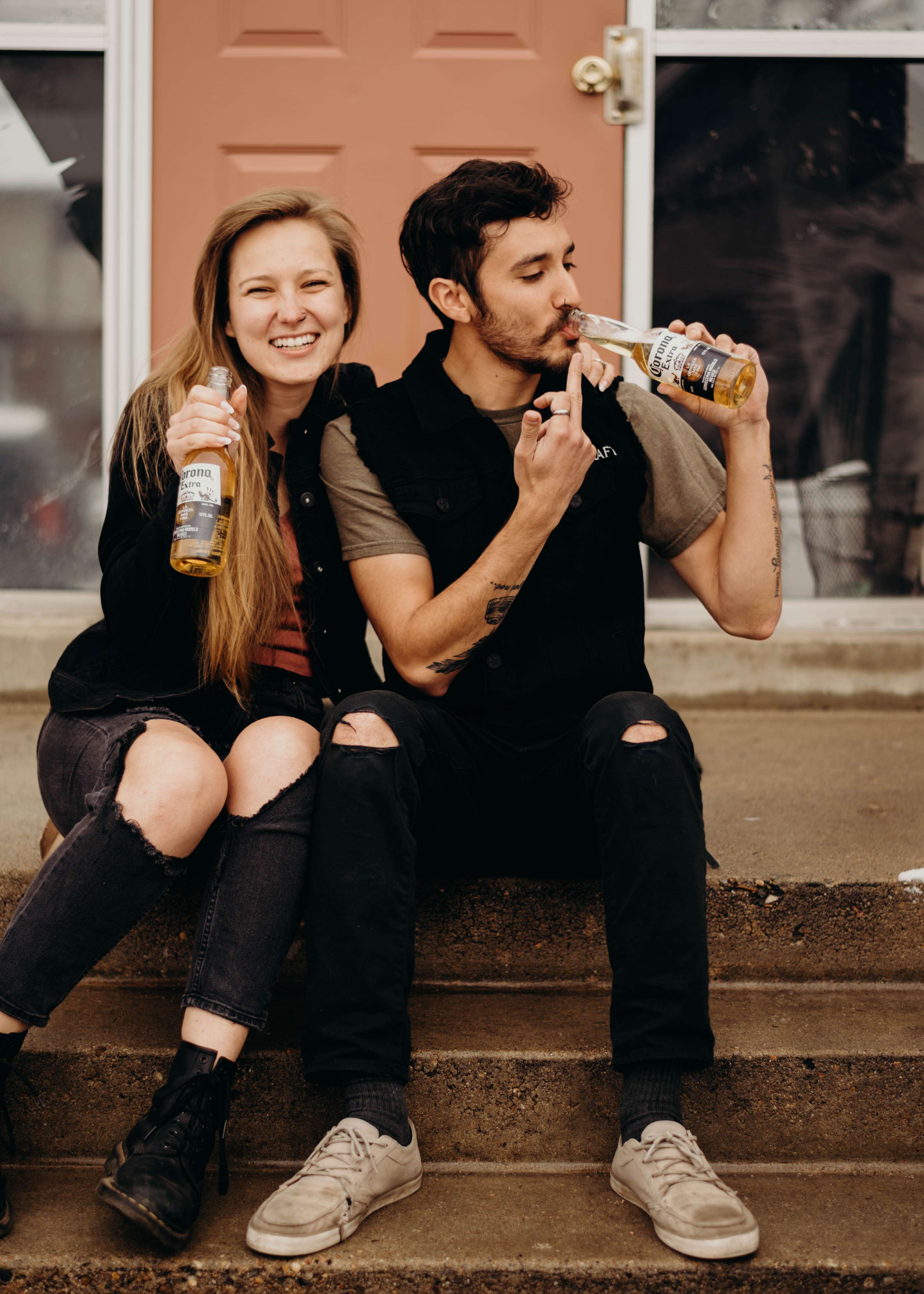 Change the Date: When Forced to Postpone their Wedding, This Couple Chose to see the Funny Side! · Rock n Roll Bride Change the Date: When Forced to Postpone their Wedding, This Couple Chose to see the Funny Side! · Rock n Roll Bride