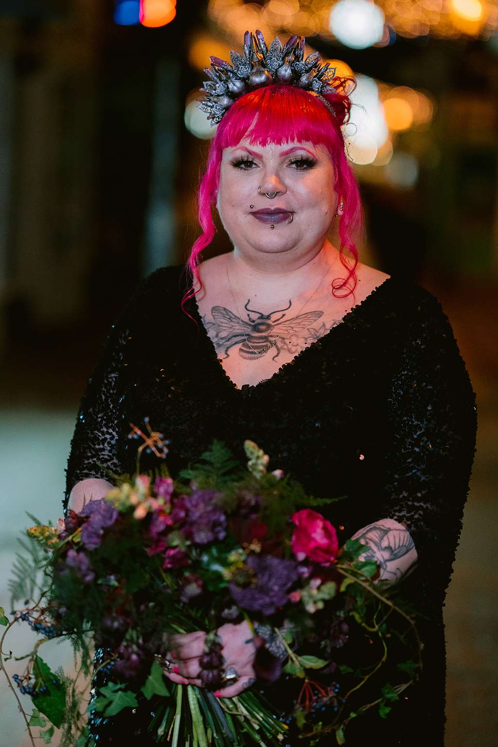 Horror-Inspired Wedding in a Cinema with a Drag-Queen Celebrant · Rock ...