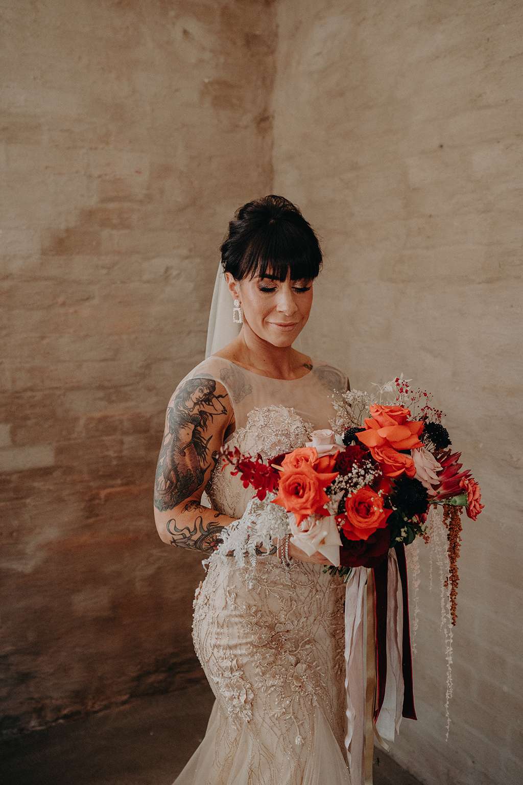 A Tattoo Meets Rose Gold Inspired Leap Day Wedding · Rock n Roll Bride