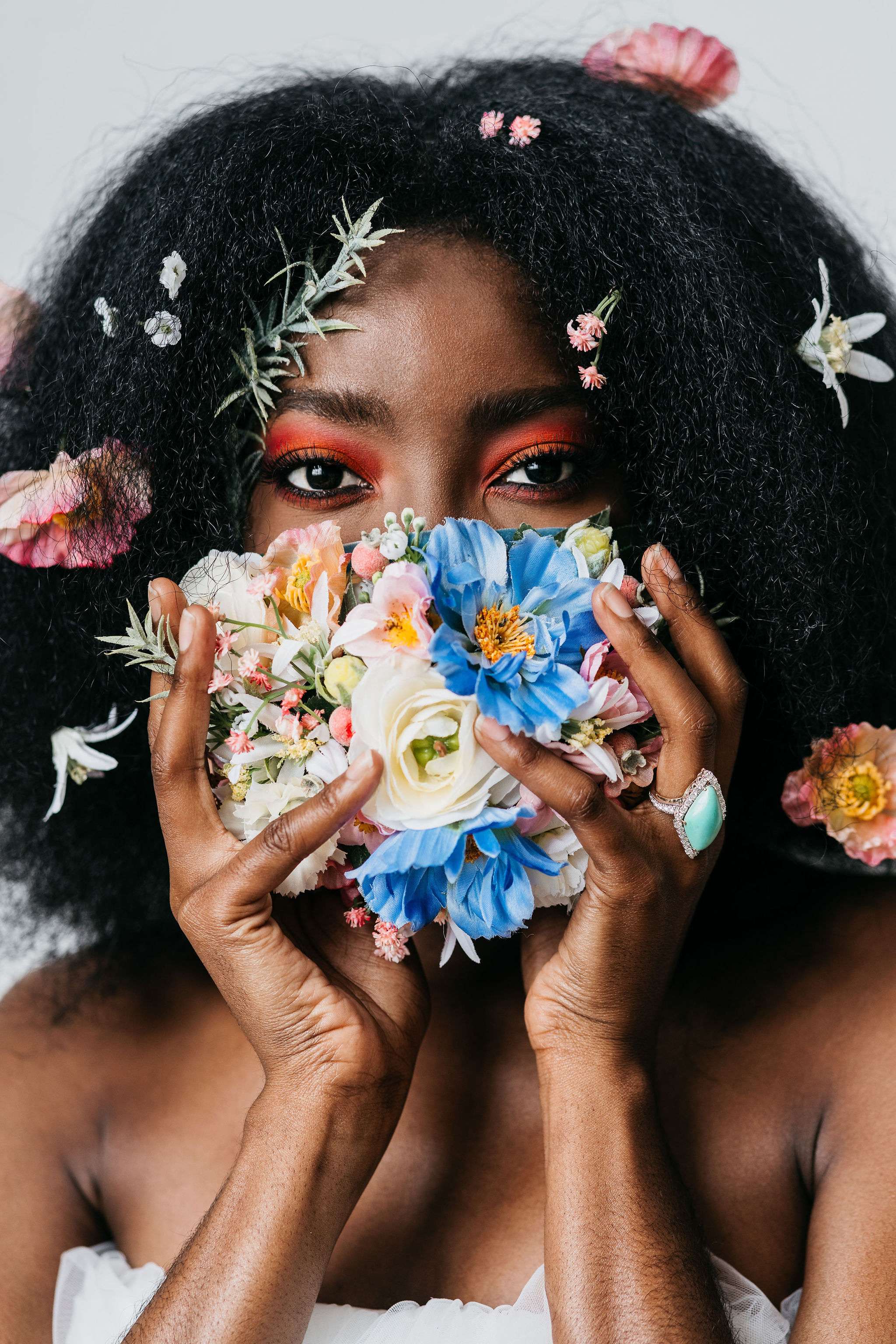A Covid Inspired Editorial With Floral Masks Rock N Roll Bride A Covid Inspired Editorial With Floral Masks Rock N Roll Bride