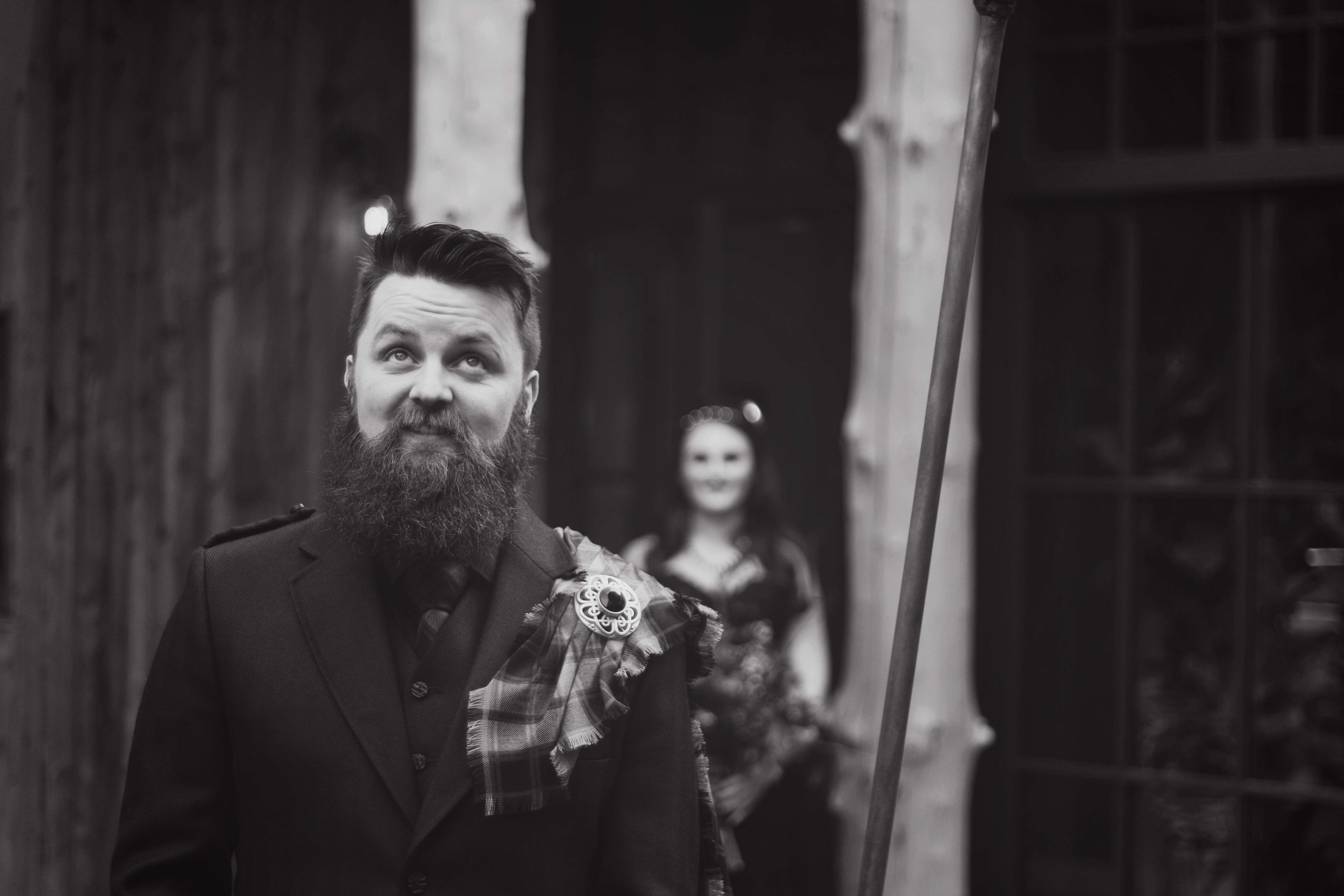 Scottish Highlands Micro Wedding with a Black Wedding