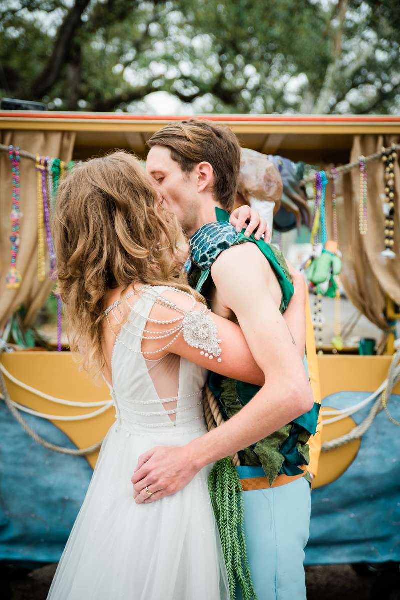 Waterworld Themed Fancy Dress Wedding at Mardi Gras · Rock n Roll