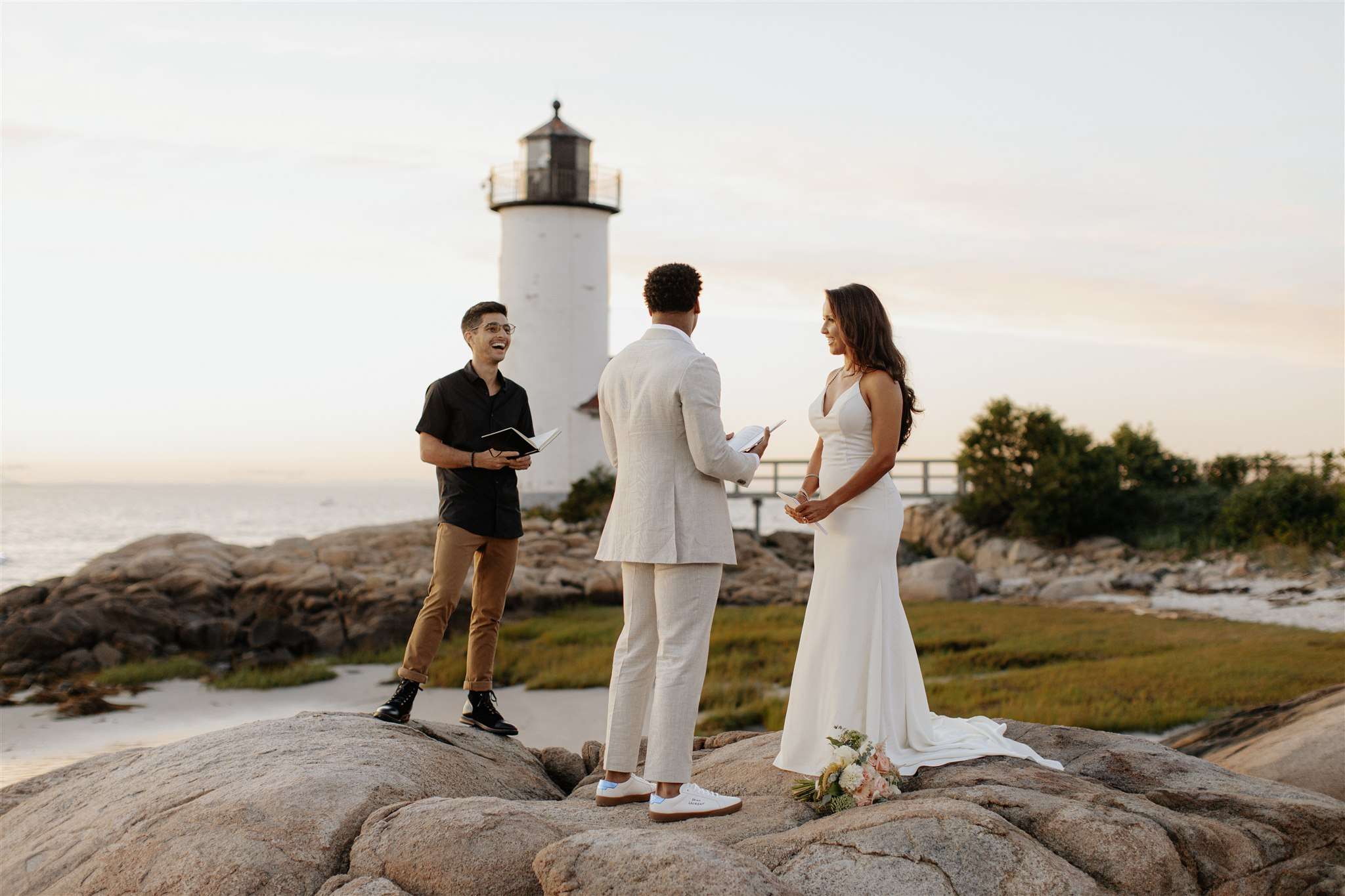 A Tattooed Couples' Las Vegas Elopement with a Flapper Inspired