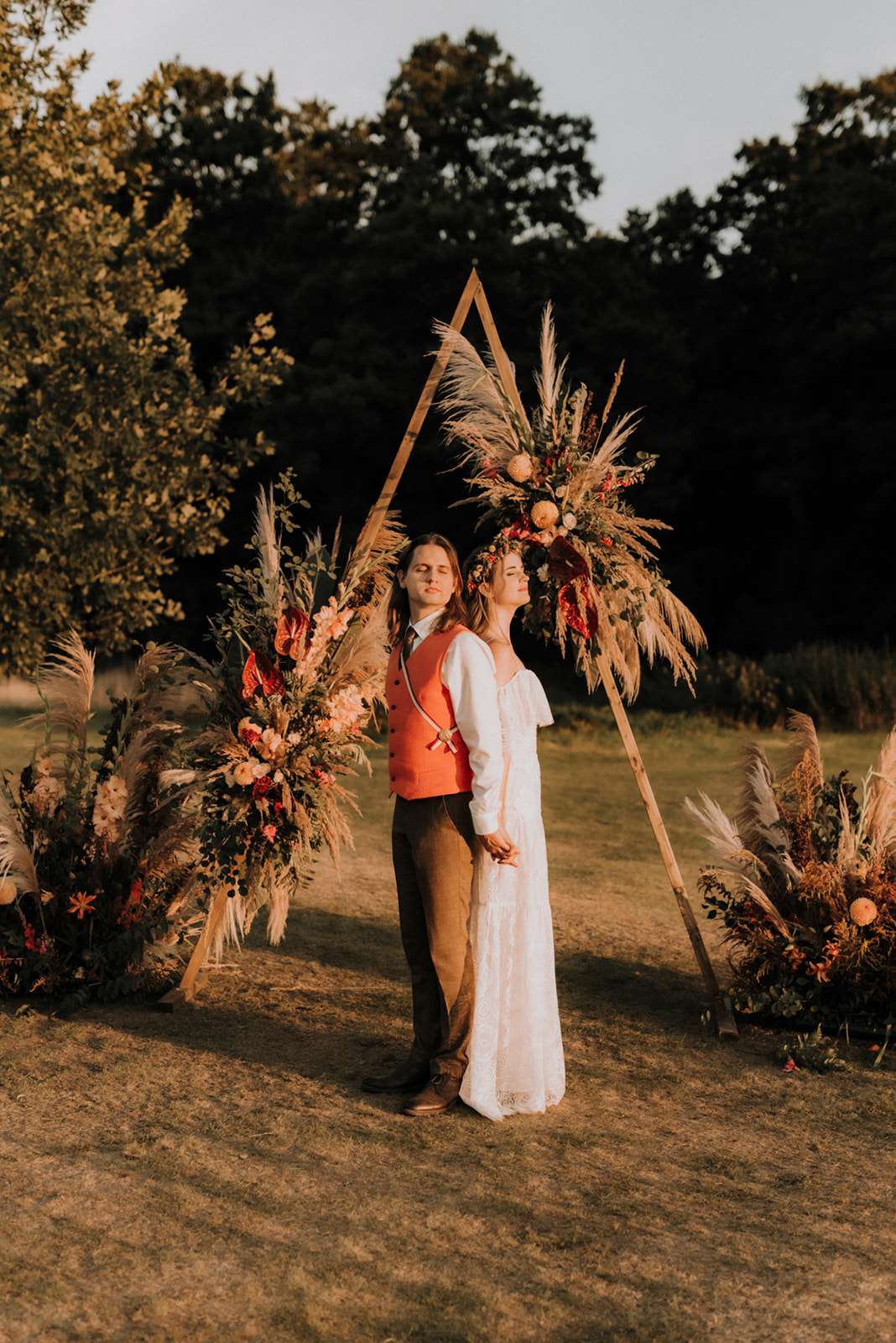Boho & Rustic Latvian Wedding Inspired By Ancient Pagan Culture