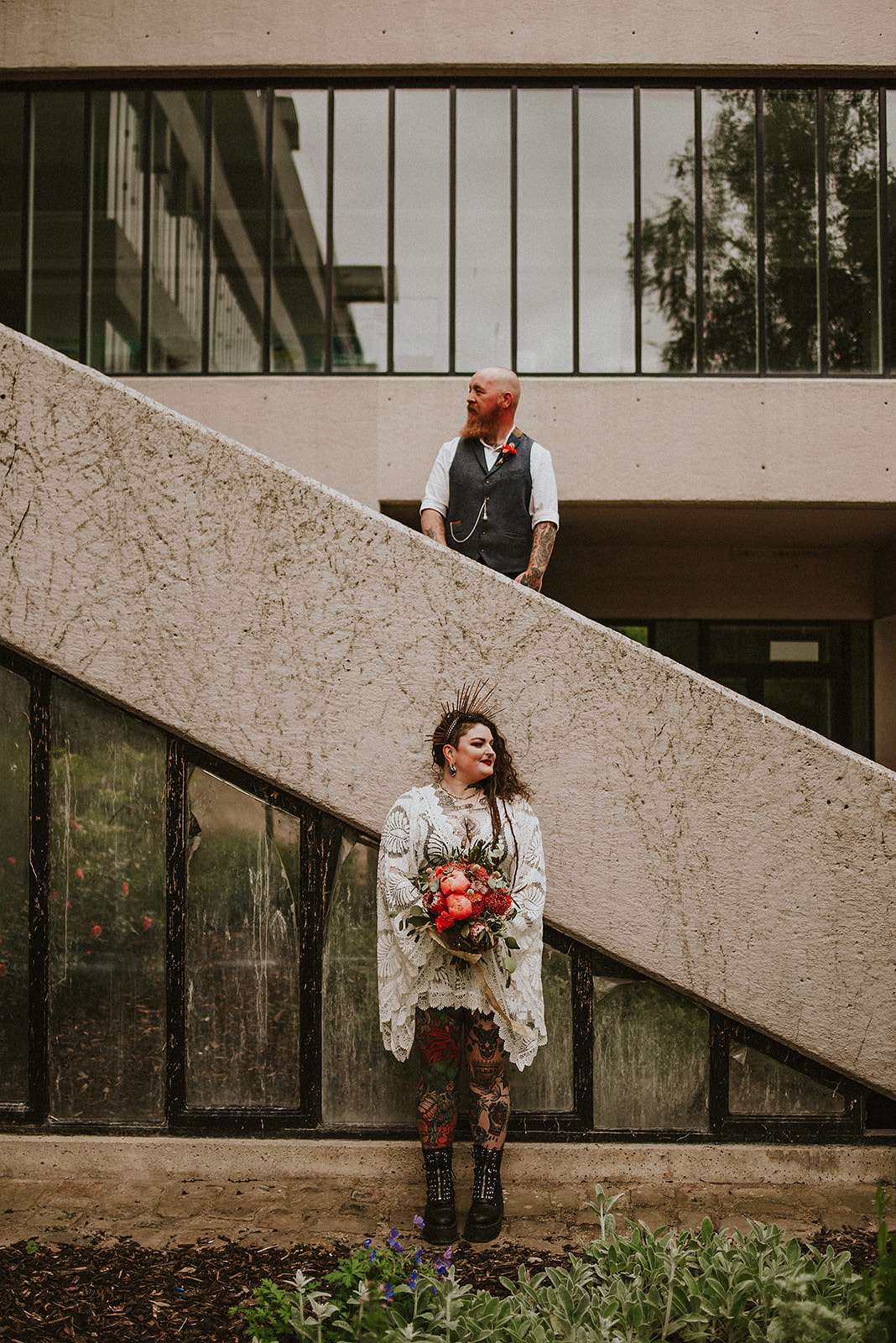 Bright Colours, Sacred Hearts and Traditional Tattoo Themed Leeds Wedding ·  Rock n Roll Bride
