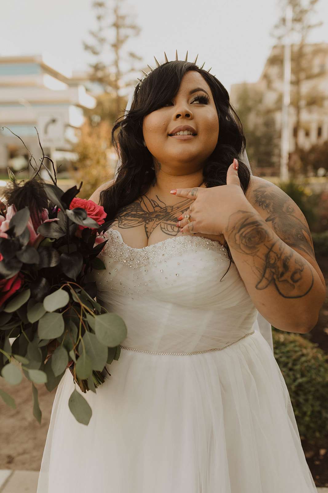 Dreamy Black Metal Meets Pastel Goth Wedding · Rock n Roll Bride