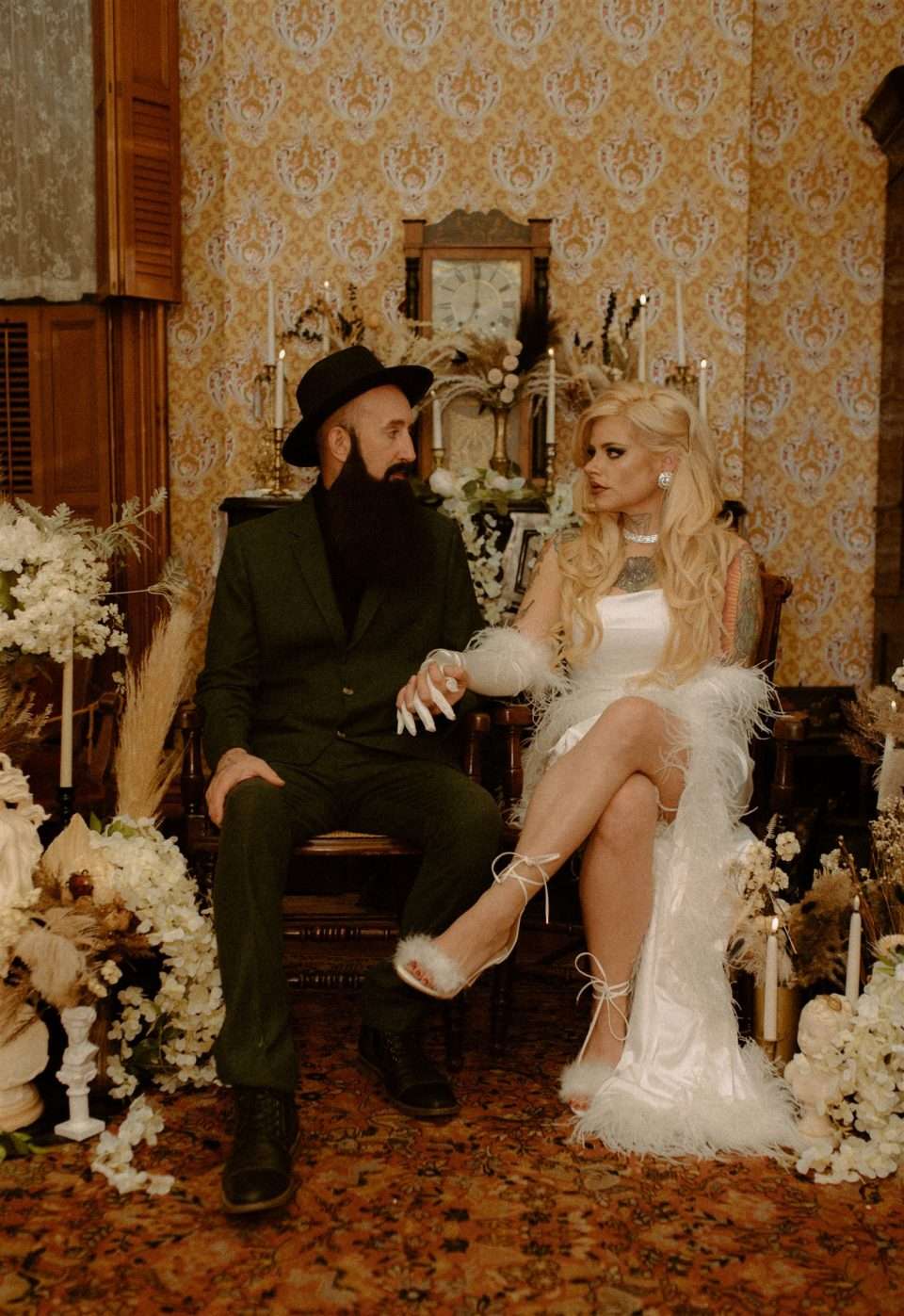 Moody, Victorianesque Vintage Wedding · Rock n Roll Bride