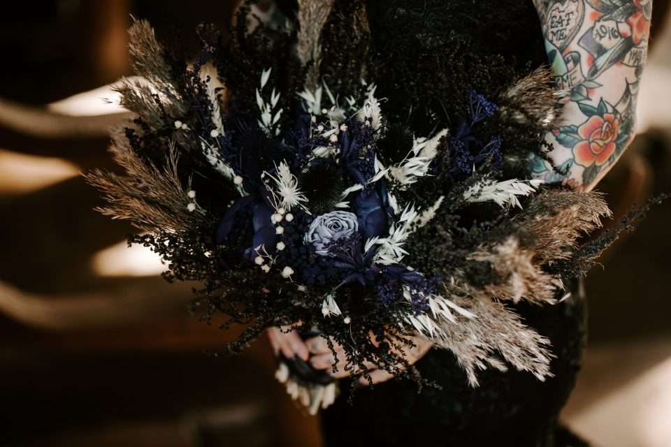 Moon Rode Brides Gothic Micro Wedding on an October Full Moon · Rock n Roll Bride