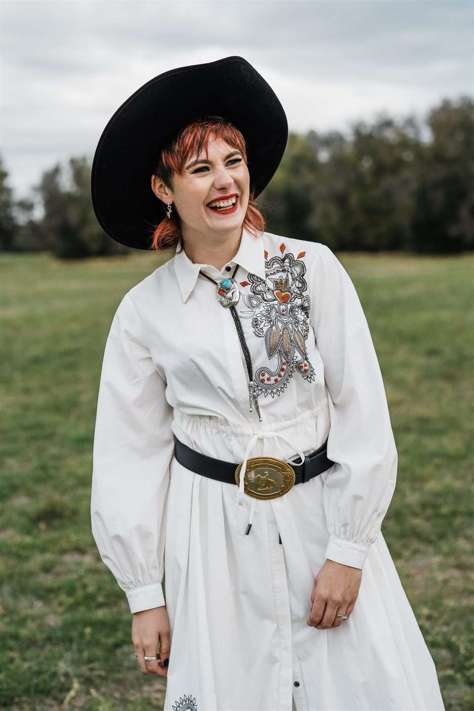 Rock n Roll Cowboy Wedding at Home · Rock n Roll Bride