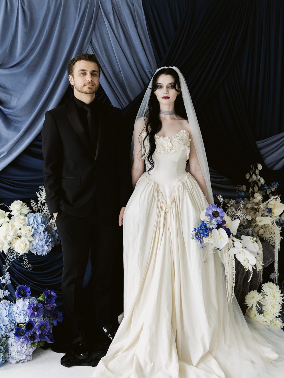 A Hauntingly Beautiful Corpse Bride Editorial · Rock n Roll Bride