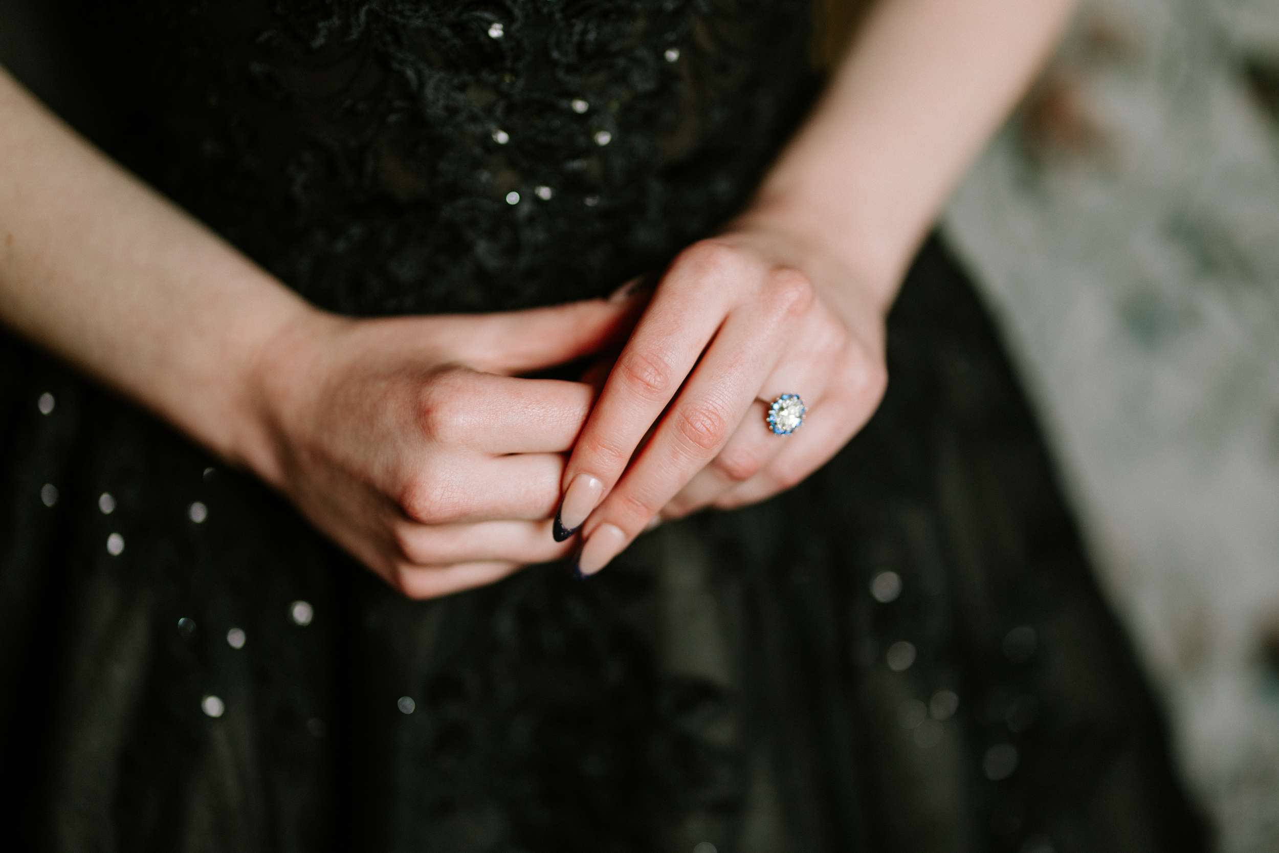 Dark Romance Wedding in Salem with an Emo Night Reception