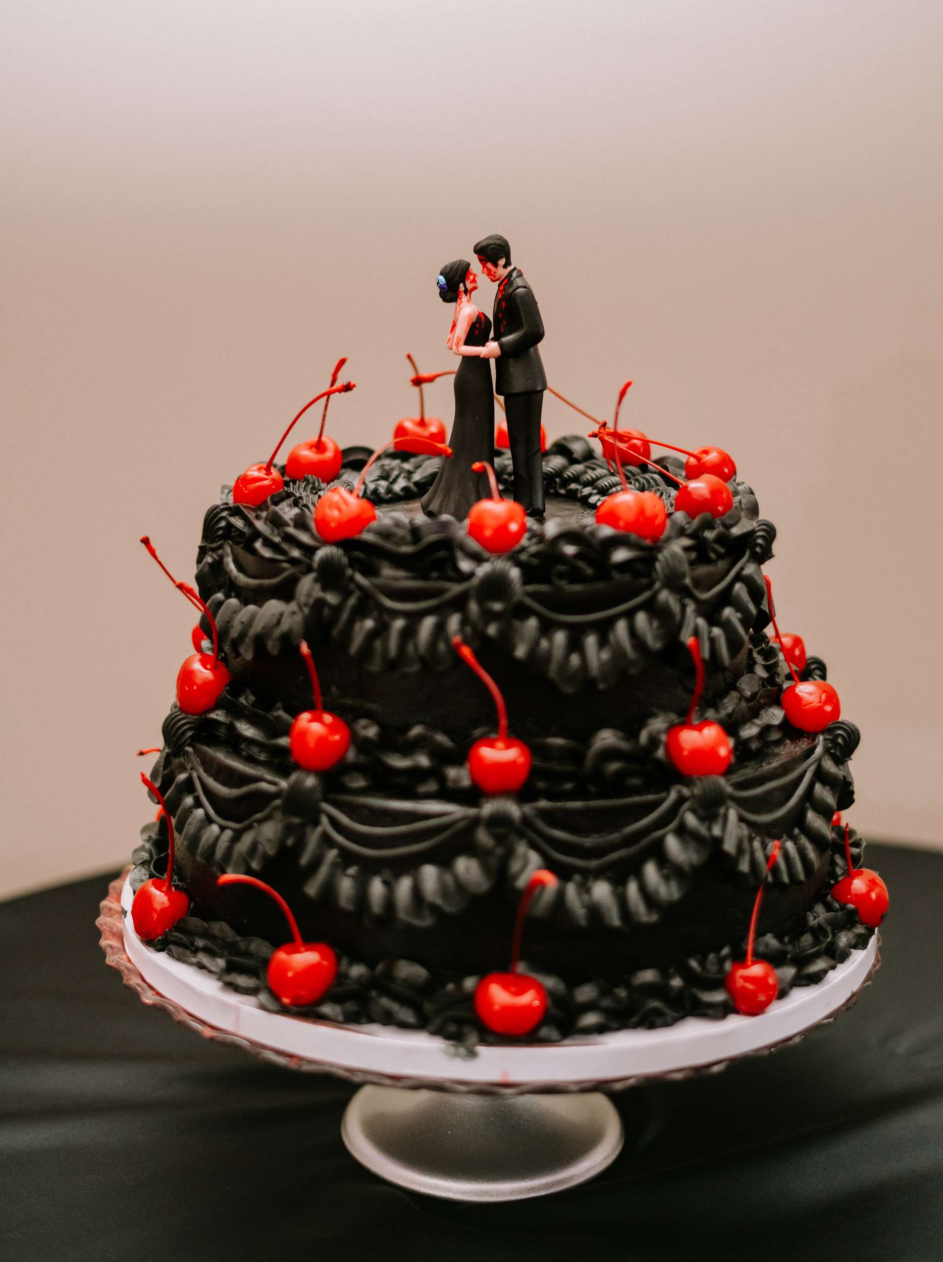 Dark Romance Wedding in Salem with an Emo Night Reception