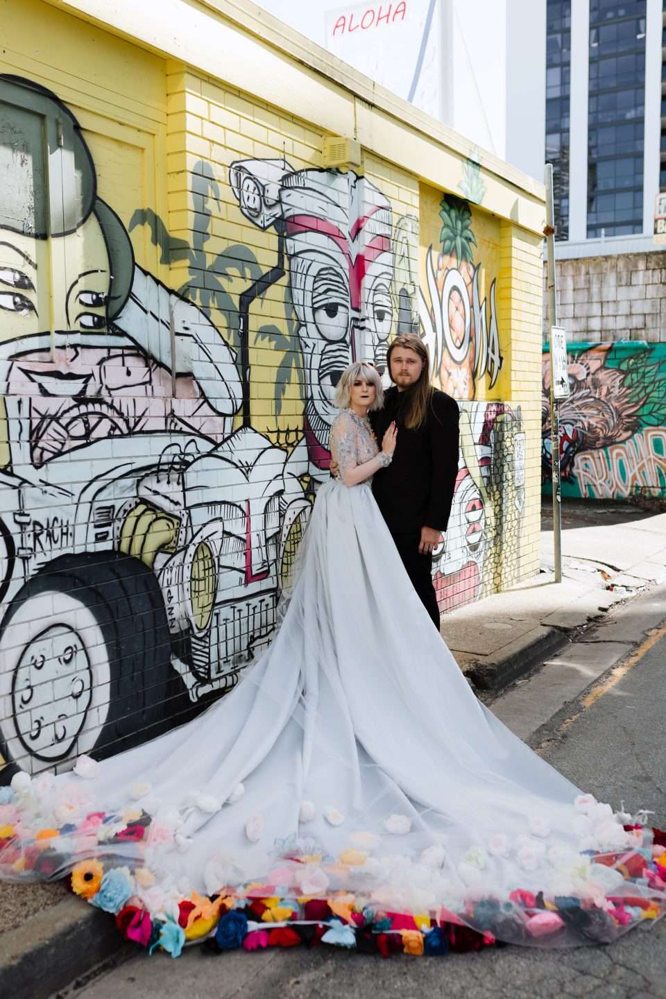 Campy, Colourful, Surreal Dreamscape with a Homemade Dress