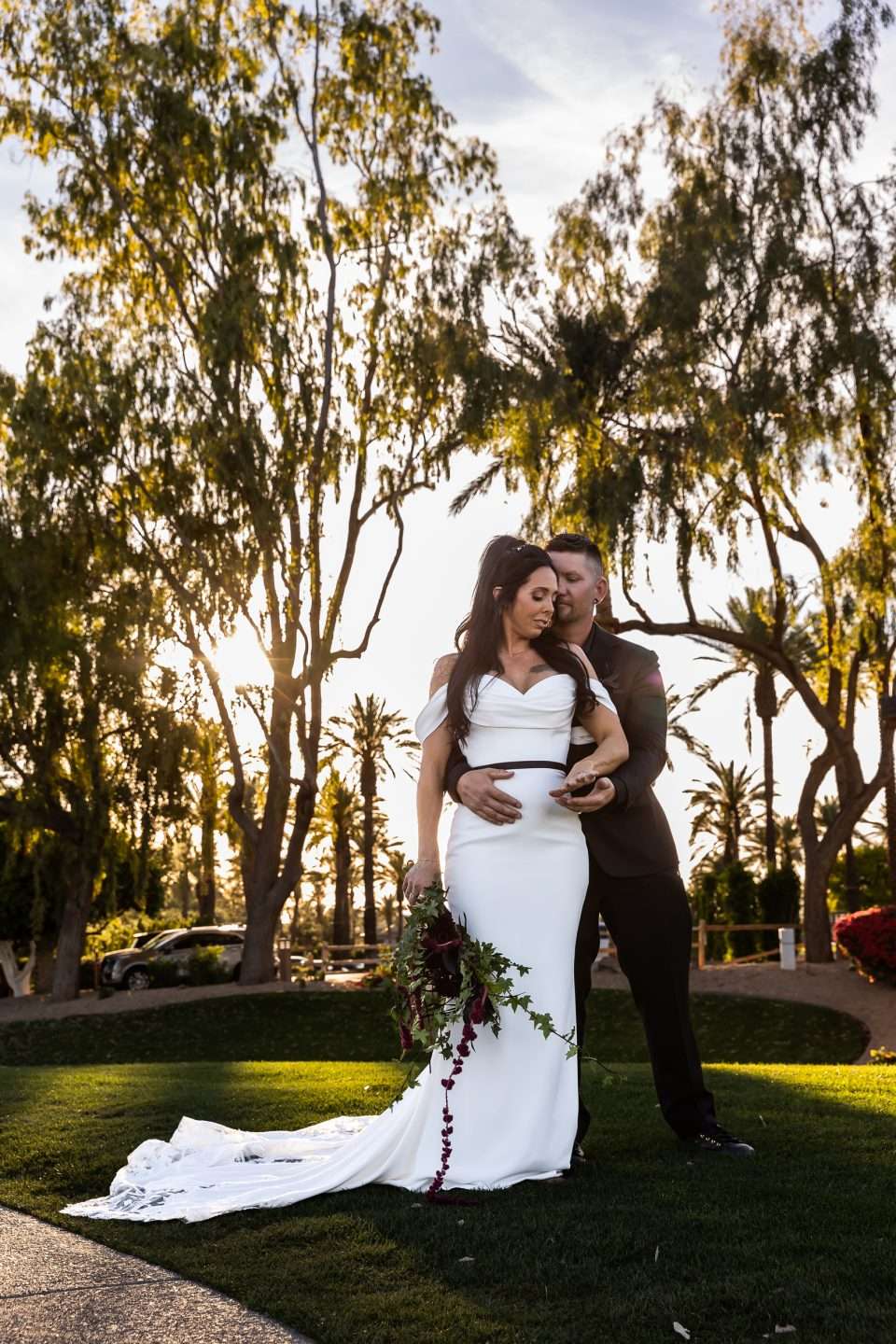 Gothic Glam at the Golf Club