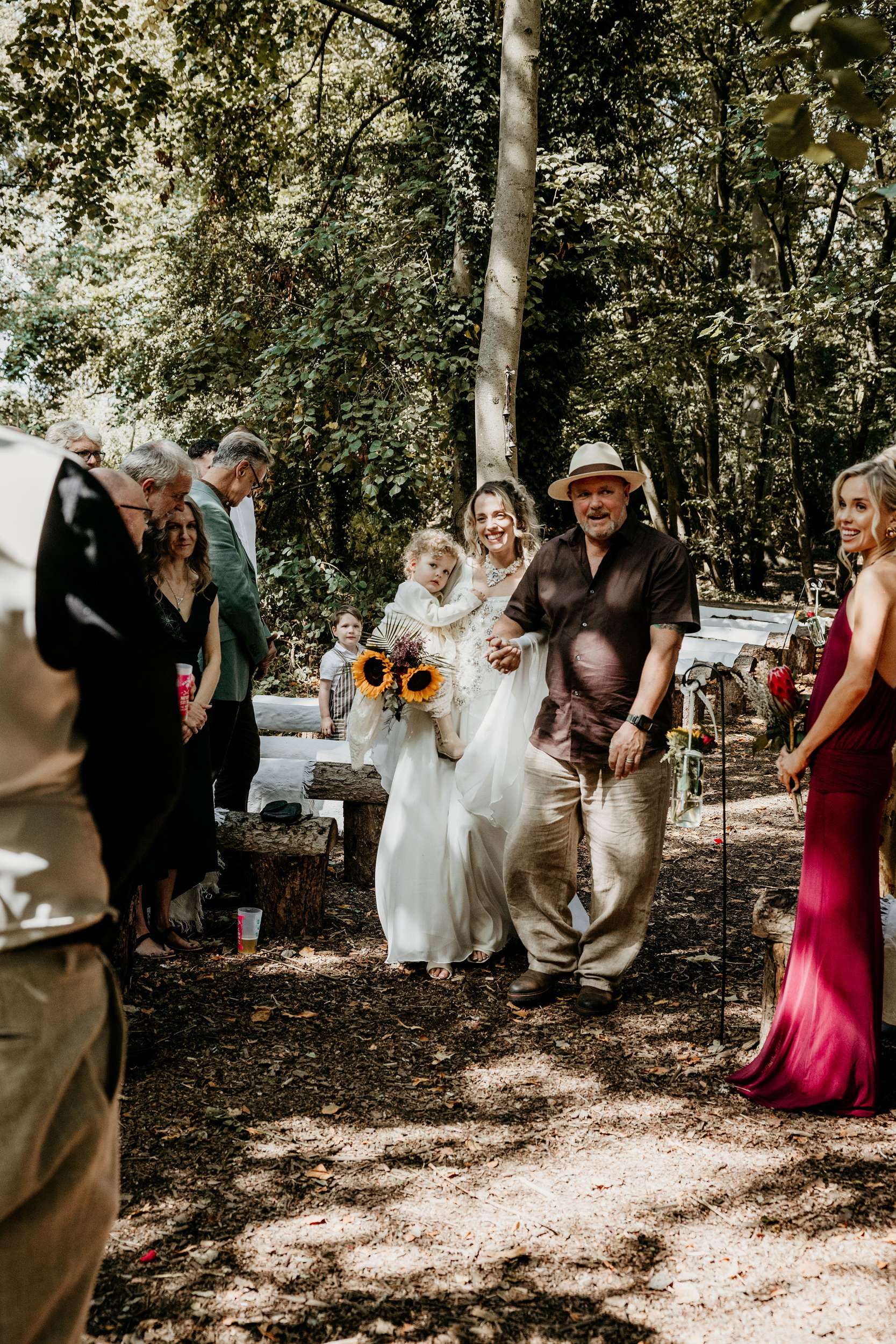 Bohemian Meets Viking Woodland Wedding