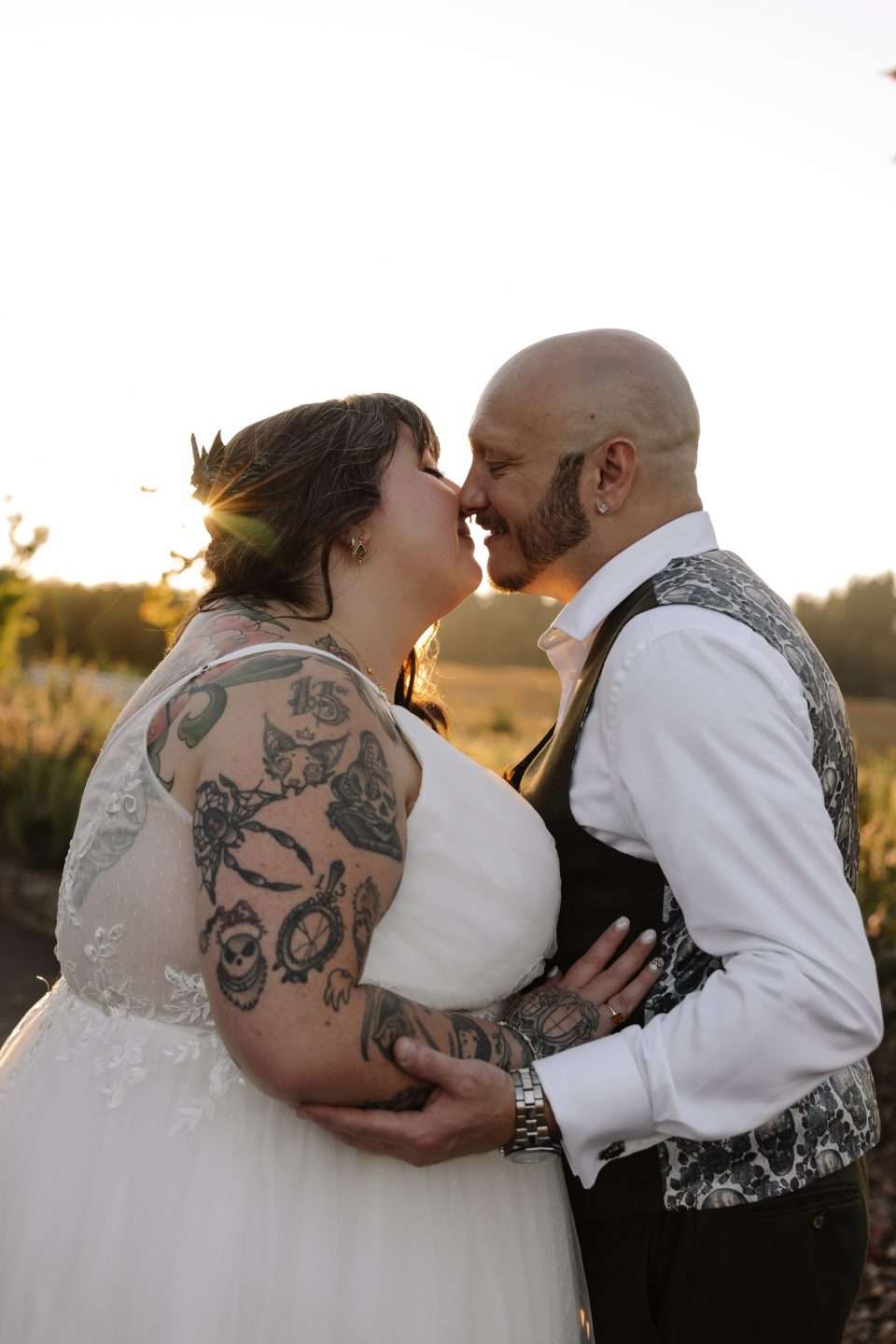 Sultry, Spooky & Romantic Portland Castle Wedding